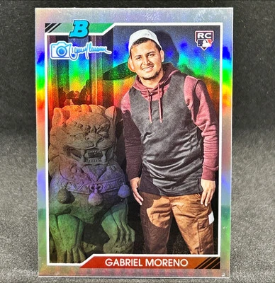 2023 Bowman's Best #92RJ-13 Gabriel Moreno RC 1992 Bowman by Randy Johnson - Image 1 of 2