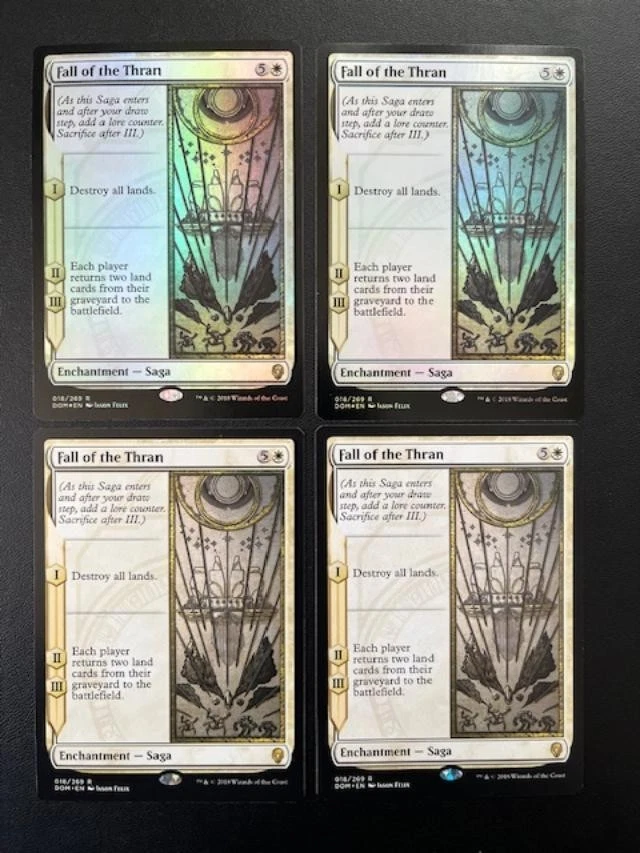 MTG- Fall of Thran x4 - Dominaria (Two are FOIL) - Image 1 of 1