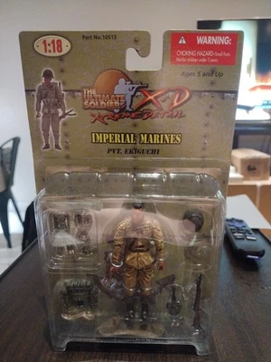 21st Ultimate Soldier XD 1:18 Figure WWII Japanese IMPERIAL MARINES Pvt Ekiguchi - Image 1 of 2
