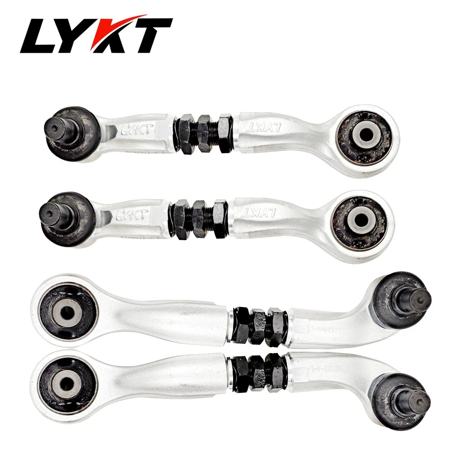 LYKT 4pcs Front Adjustable Camber Arms Kit for Audi A8 Quattro 11-19 、S8 13-18 Foto 1 de 4