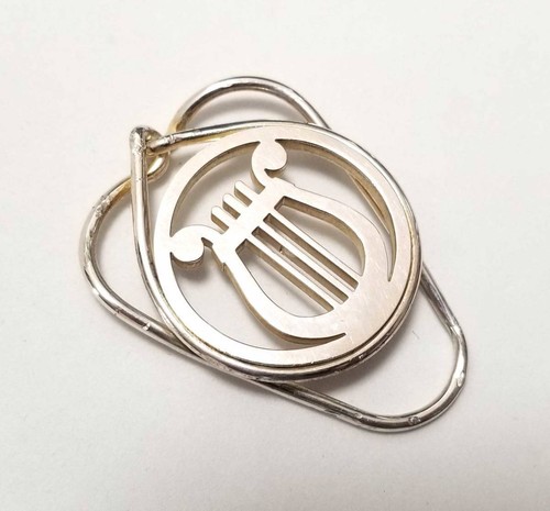 HERMÈS Hermes Fermaso Argento SV925 Arpa Fermaso Fermaso Eccellente