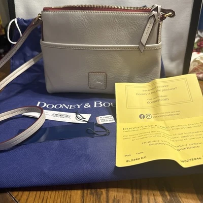 Dooney & Bourke Florentine Katie Crossbody Ecru - Image 1 of 4