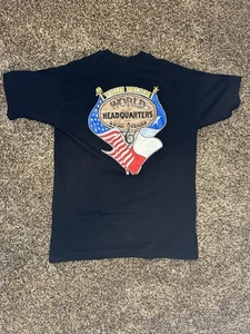 Vintage 90s Willie Nelson T Shirt Country Band Tour Large Luck Texas HQ Spirit - Picture 1 of 4