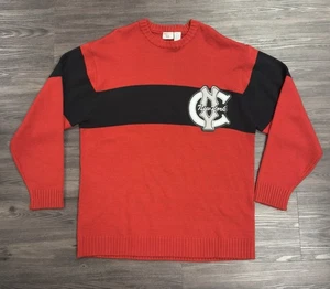 BQ rot und schwarz New York C Pullover XL - Bild 1 von 9