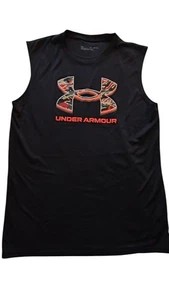 Boys Under Armour Sleeveless Shirt; YXL; Black; EUC - Picture 1 of 3