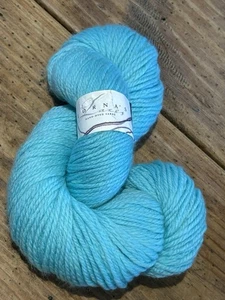 LORNA’S LACES HILOS TEÑIDOS A MANO 100 % lana pastor peinado ~ azul agua ~ 225 yardas NUEVO - Imagen 1 de 5