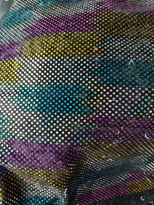 Hologram Multi Color Metallic sequin Fabric By the Yard 60" Wide - Image 1 of 3