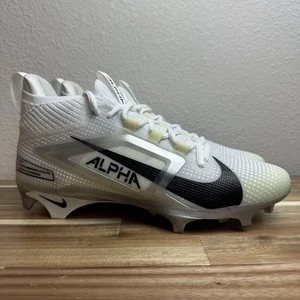 Men's Nike Alpha Menace 4 Elite Football Cleats White FD7036-100 Size 10 - Picture 1 of 6