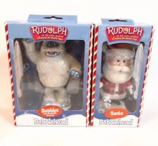 Rudolph The Red Nosed Reindeer Santa Bobblehead & Island of Misfit Toys