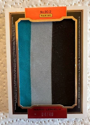 Parche doble 14-15 Antología Panini Hockey Mario Lemieux/Tom Barrasso 04/49 #DC-2 Foto 1 de 3