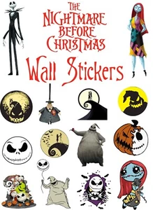Nightmare Before Christmas Wall/Window Stickers - Removable (A5-A0) - Picture 1 of 27