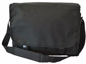 TASCHE SCHULTERGURT MESSENGER LAPTOP SCHULE ARBEIT BÜRO SCHULTER SCHWARZ HERREN - Bild 1 von 4