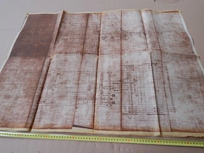 copia cartacea disegno tecnico auto da corsa, forse è una Fiat - Immagine 1 di 4