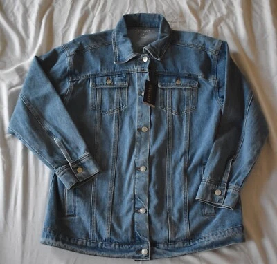 Chaqueta de camionero de mezclilla para hombre Lincoln Outfitters tela resistente talla XL nueva con etiquetas Foto 1 de 3