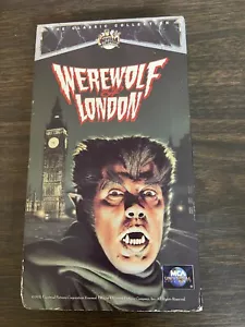 Werewolf of London-Universal Monsters-Henry Hull-Warner Oland VHS - Picture 1 of 6