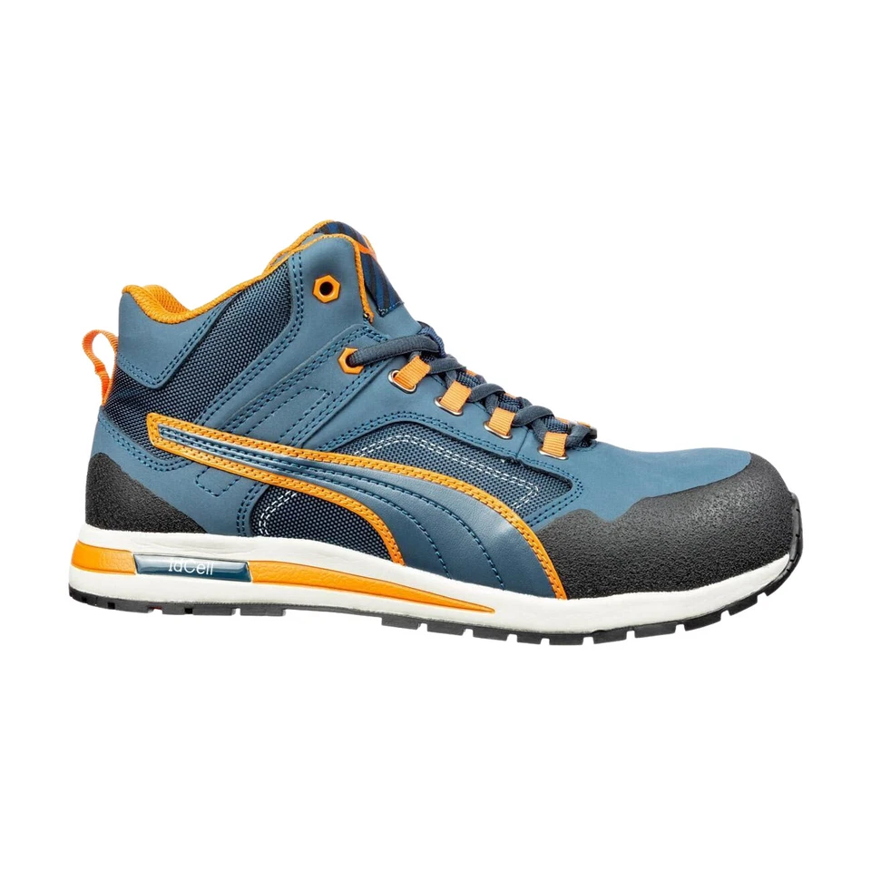 PUMA Crossfit Mid S3 Sicherheitsschuhe für Herren - Blau, EU 41
