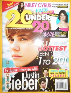 JUSTIN BIEBER Miley Cyrus SELENA justice MIRANDA + POSTER Dakota fanning SPROUSE - Bild 1 von 24
