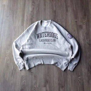 Vintage Waterdogs Lacrosse Club Champion Reverse Weave Sweatshirt Erwachsene XL USA - Bild 1 von 6