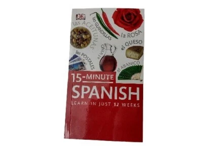 15 minute Spanish: learn in just 12 weeks by Ana Bremon (Paperback)  CLEAN! - Image 1 of 3