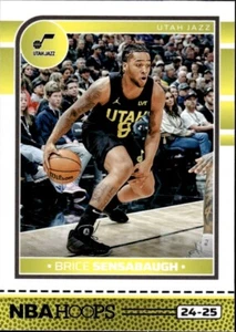 2024-25 Panini Hoops #212 Brice Sensabaugh Utah Jazz - Picture 1 of 2