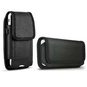 Rugged Nylon Belt Clip Case Pouch Holster Cover For iPhone 14 Pro Samsung S8 S9 - Picture 1 of 24