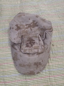 USMC MARINE CORPS DESERT MARPAT Garrison CAP Size XXSmall - Picture 1 of 4