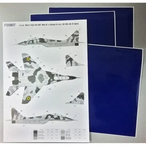 Masks digital camouflage MiG29UB Ukrainian Air Force FOXBOT FM 32-005 Scale 1:32 - Picture 1 of 24