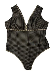 River Island Resort Women's Plus Size 22 Geometric Print One-Piece Swimsuit - Picture 1 of 24