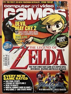 Computer and Video Games Magazine CVG #256 - Zelda Pokemon - See Description - Image 1 of 4