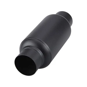 2.5" Inlet 2.5" Outlet Performance Mufflers Black Resonator SS Universal - Bild 1 von 5