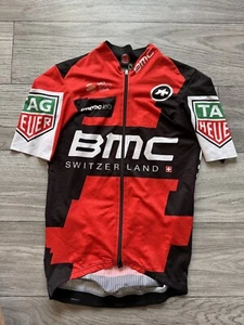 ASSOS BMC Racing Cycling Team Short Sleeve Jersey size S Black/Red - Picture 1 of 17
