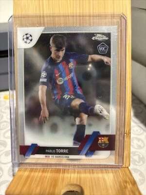 2022-23 Topps Chrome UEFA Club Competitions Pablo Torre RC Rookie Base - Image 1 of 2