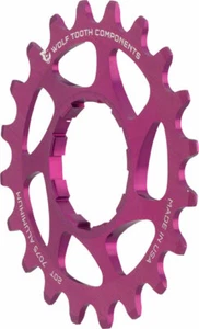 Wolf Tooth Single Speed Aluminum Cog: 20T, Compatible with 3/32" Chains, Purple - Picture 1 of 1