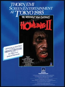 HOWLING II - Original 1984 Trade AD promo / poster_ Sybil Danning - Reb Brown - Picture 1 of 1