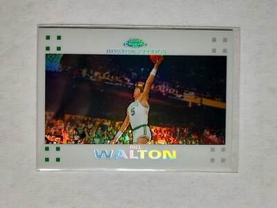2007-08 Topps Chrome White Refractor /99 Bill Walton #89 HOF - Image 1 of 2