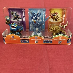 Seltene Skylanders Giants Battle Pack 3er Set - Pop Fizz, Wirbelwind & Trigger Happy - Bild 1 von 9