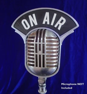 Bandera de letras de llamada personalizadas para micrófono vintage Astatic DR-10 & DR-11 50s ON AIR - Imagen 1 de 9