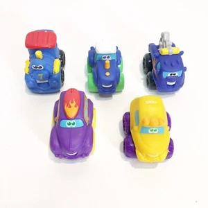 Tonka Chuck and Friends Wheel Pals Soft Rubber Truck Car Mini Playskool Lot Of 5 - Picture 1 of 5