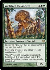 WOTC MtG Modern Masters 2013 Verdeloth the Ancient (R) (Foil) EX