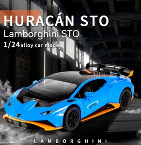 Coche modelo Lamborghini Huracan STO 1:24 con luz y características - Imagen 1 de 4
