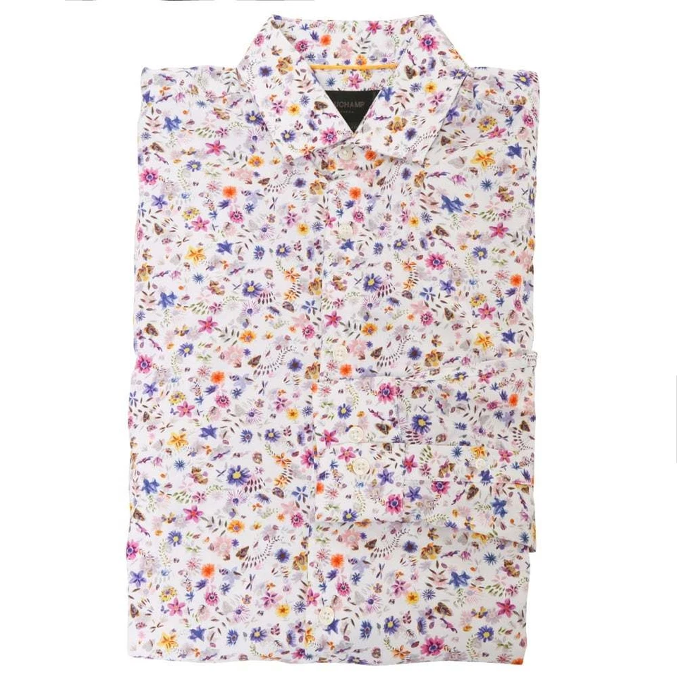 Duchamp of London Petit Estampado Floral Camisa, Pétalos - Imagen 1 de 1