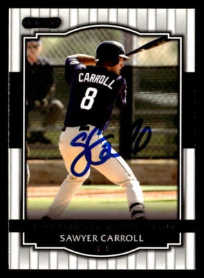 Sawyer Carroll signed auto 2008 Razor Signature Series #61 card - Image 1 of 2