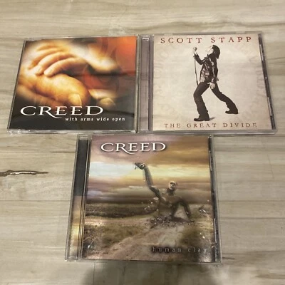 Creed & Scott Stapp 3 LOT LOT (Maxi IMPORT) With arms wide open, Great Divide - Image 1 of 4