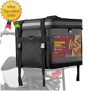 Insulated Food Delivery Bag for E-Bikes/Scooters/Motorcycles, Waterproof Deliver - Picture 1 of 12