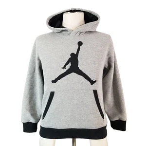 Jordan Jumpman hoodie sweatshirt sweater youth medium Gray pullover - Picture 1 of 8