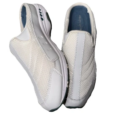 Туфли женские Easy Spirit 8.5N время в пути - спортивные слипоны Mule белая сетка - Изображение 1 из 4