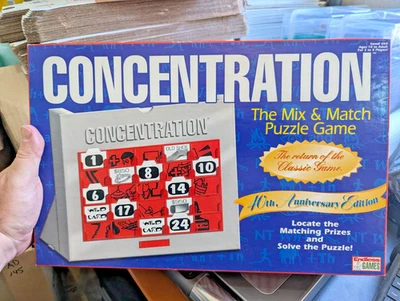 CONCENTRATION 40th Anniversary Edition 100% COMPLETE 1998 - Image 1 of 4