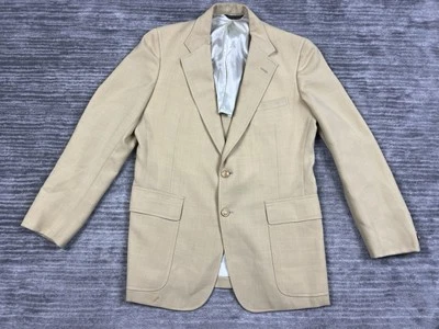 Wimbledon Cricketeer Blazer Mens 40 Gold Metal Buttons Vintage USA Union Made - Image 1 of 4