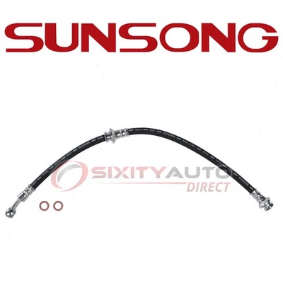 Sunsong Front Left Brake Hydraulic Hose for 1995-1998 Nissan 200SX - Hoses uv Foto 1 de 4