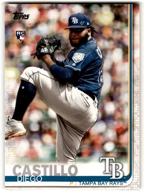 2019 Topps Diego Castillo Rookie #650 Tampa Bay Rays - Image 1 of 2